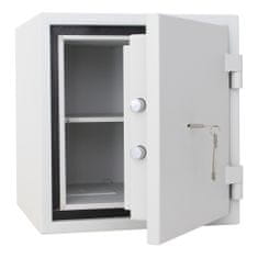 Rottner Fire Safe 40 nábytkový ohňovzdorný trezor sivý | Trezorový zámok na kľúč | 44 x 46 x 45 cm