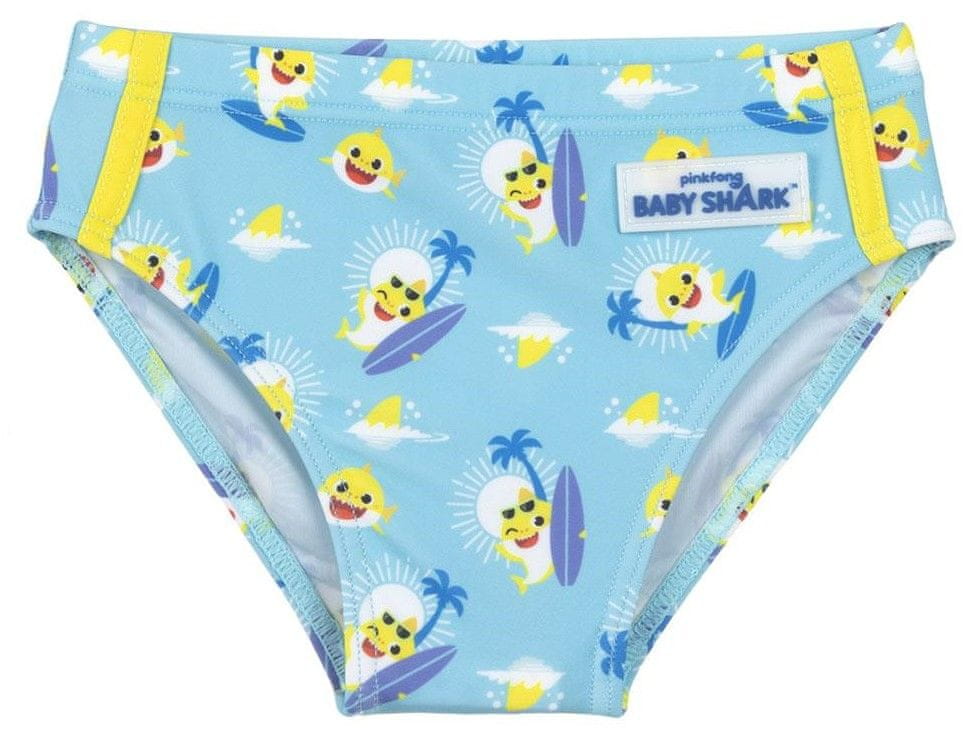 Disney chlapčenské plavky Baby Shark 2200008851 svetlomodrá 80