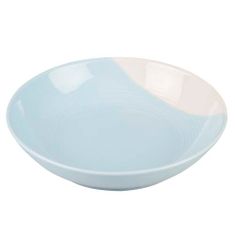 Duvo+ Keramický tanier modro-biely 350ml/16x16x3,5cm
