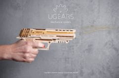 UGEARS 3D puzzle Ručná zbraň Wolf-01