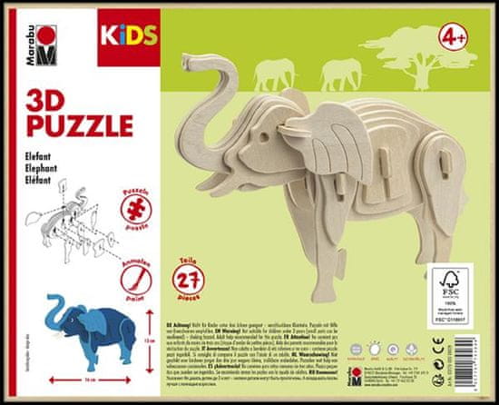 Marabu KiDS 3D puzzle - Slon