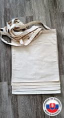 HAMAVISS textil Bavlnená taška krémová 38x42cm, 240g/m2,5PACK
