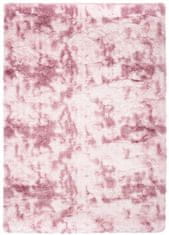 Chemex Koberec Silk Ľahký Soft Thick Shaggy Mr-581 Dyed Ružová 120x170 cm