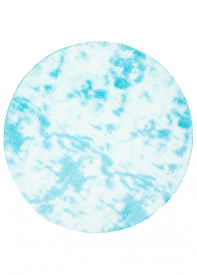Chemex Koberec Silk Dyed Koleso Chemex Mr-582 Dyed Modrá Viacfarebná