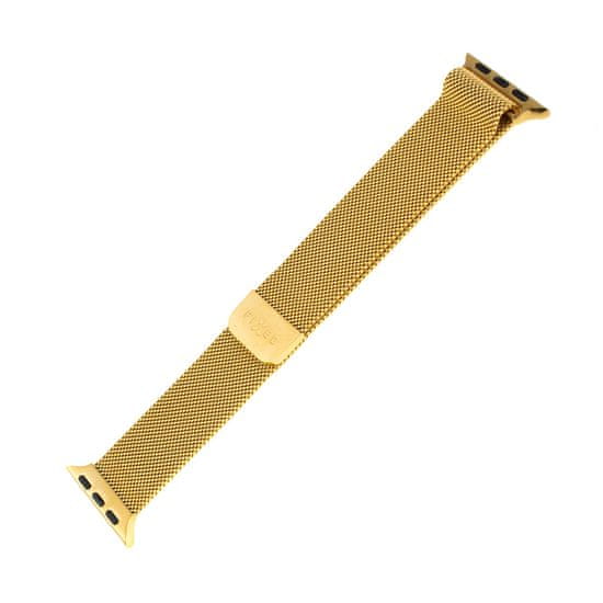 FIXED Sieťovaný nerezový remienok Mesh Strap pre Apple Watch 42/44/45mm FIXMEST-434-GD, zlatý