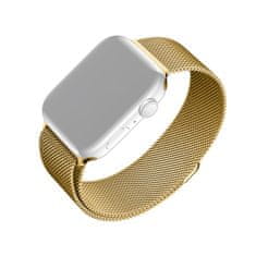FIXED Sieťovaný nerezový remienok Mesh Strap pre Apple Watch 38/40/41mm FIXMEST-436-GD, zlatý