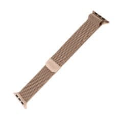 FIXED Sieťovaný nerezový remienok Mesh Strap pre Apple Watch 38/40/41mm FIXMEST-436-RG, ružovo zlatý