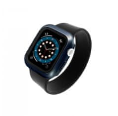 FIXED Ochranné puzdro Pure+ s temperovaným sklom pre Apple Watch 40mm FIXPUW+-436-BL, modré