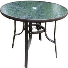 ST LEISURE EQUIPMENT Stôl LEQ CARLY, 120x72 cm, sklo