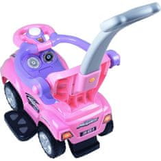 Baby Mix Detské Jazdítko 3v1 Bayo Mega Car pink