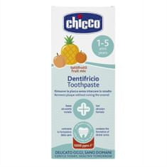Chicco Zubná pasta s fluórom 50ml ovocie 1-5 rokov