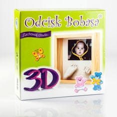 BABY ONO Odtlačok detský 3D s rámikom 1 okienkovým