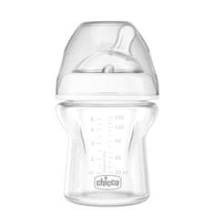 Chicco Fľaša dojčenská sklo Natural Feeling 150 ml neutral 0m+