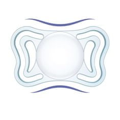 Chicco - Cumlík Physio Light, silikón, 16-36m plus modrá, 2ks