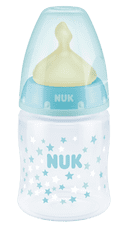 Nuk FC + fľaša s kontrolou teploty Control 150 ml, ružová