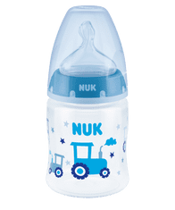Nuk dojčenská fľaša First Choice Temperature Control biela 150 ml