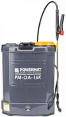 Powermat Postrekovač akumulátorový 16 litrový, akumulátor 12V-8Ah, POWERMAT