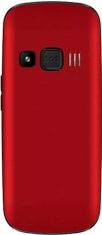 Evolveo EasyPhone EG, mobilní telefon pro seniory s nabíjecím stojánkem, červený