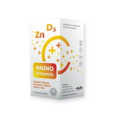 IMUNO Vitamín Apateka cps (vitamín C + D + Zinok) 1×60 ks