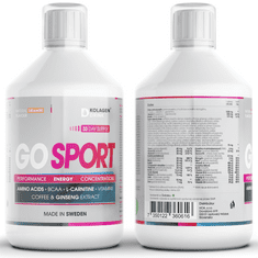 KolagenDrink Go Sport aminokyseliny a vitamíny pre aktívnych ľudí 500 ml