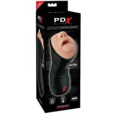PDX Elite Deep Throat vibračný masturbátor