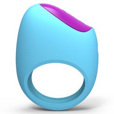 PicoBong Remoji Lifeguard vibračný krúžok na penis, modrý