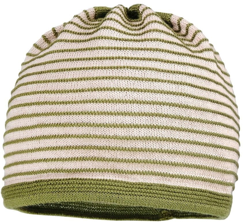 Maximo chlapecká pruhovaná čepice ze 100 % bavlny 13572-367900 zelená 37