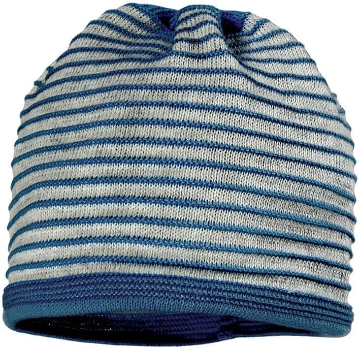 Maximo chlapčenská pruhovaná čiapka zo 100% bavlny 13572-367900_1 tmavomodrá 39