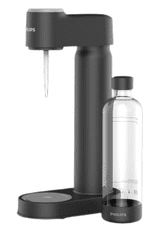 Philips Výrobník sody Lite ADD4901BK, s CO2 bombičkou, černá