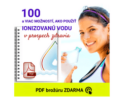 Ionizátor vody Silver 3l + ZDARMA 10ks náhradné membrány do ionizátora a PDF brožúra: 100 a viac možností ako použiť IONIZOVANÚ VODU v prospech zdravia