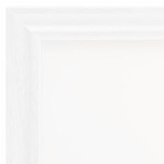 Vidaxl Fotorámiky na stenu alebo stôl 5 ks biele 21x29,7 cm MDF