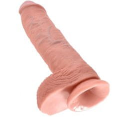 King Cock 10" dildo, roza, 26,5 cm