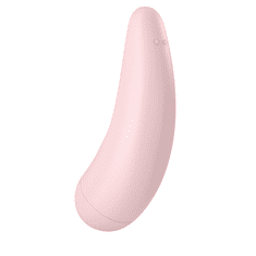 Satisfyer Curvy 1+ tlakový vzduchový vibrátor, ružový