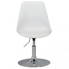 Bruxxi Jedálenská stolička Korzika, syntetická koža, biela