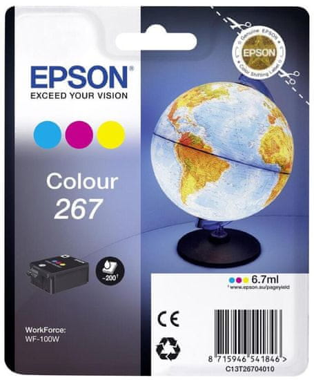 Epson C13T26704010, farebná