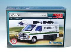 shumee Stavebnice Monti 27 Policie Renault Trafic 1:35 v krabici 22x15x6cm