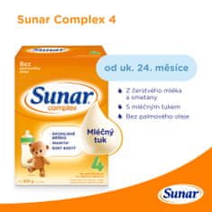 Sunar Complex 4, batoľacie mlieko, 6x600g