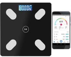 Alum online Analytická osobná váha Bluetooth 180 kg - Malatec 9993