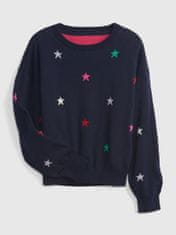 Gap Detský pletený sveter hvězdičky S