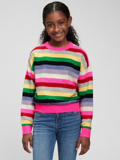 Gap Detský pruhovaný sveter