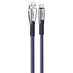 ColorWay Kábel USB MicroUSB (zink alloy) 2.4A 1m - blue