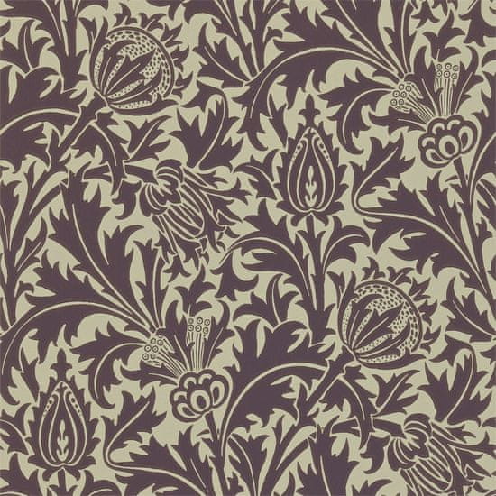 MORRIS & CO. Tapeta THISTLE 210482, kolekcia COMPENDIUM I & II, mulberry linen