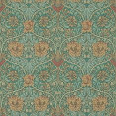 MORRIS & CO. Tapeta HONEYSUCKLE & TULIP 214704, kolekcia ARCHIVE WALLPAPERS, emerald russet