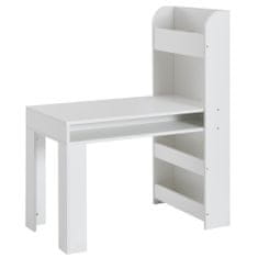 Bruxxi Písací stôl Heler, 90 cm, biela