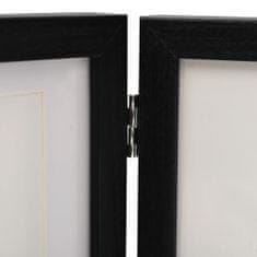 Vidaxl Fotorámik, čierny, 22x15 cm + 2 x (10x15 cm)