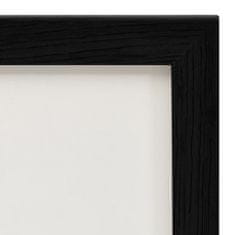 Vidaxl Dvojdielny fotorámik, čierny, 2 x (10x15 cm)