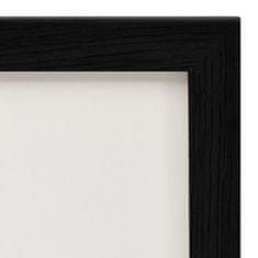 Vidaxl Dvojdielny fotorámik, čierny, 2 x (13x18 cm)