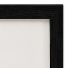 Vidaxl Dvojdielny fotorámik, čierny, 2 x (21x29,7 cm)