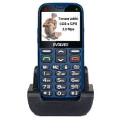 Evolveo EasyPhone XG s nabíjacím stojančekom, Blue