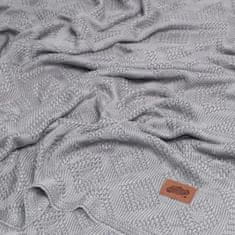 Detexpol Bambusová deka vzorovaná - šedá